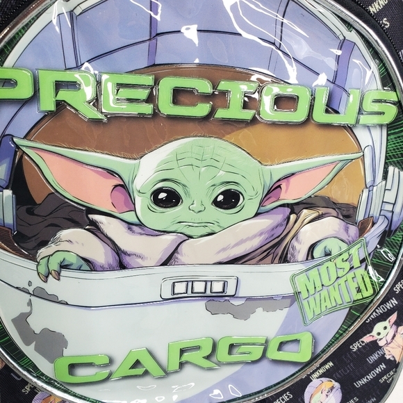CLOSET CLOSING! 🏷 Star Wars • Baby Yoda Mandalorian Precious Cargo Backpack - Picture 4 of 10